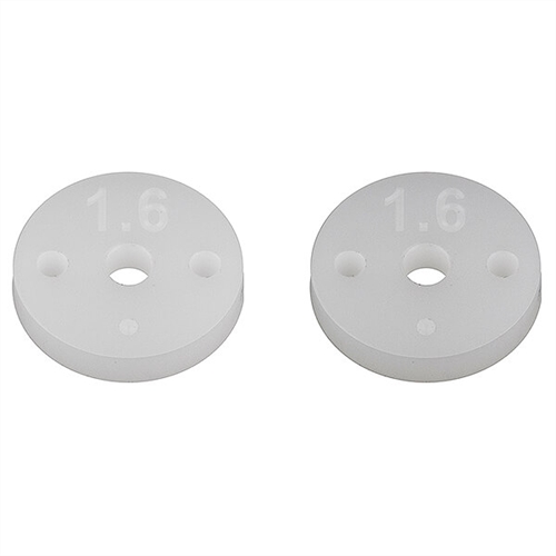 TEAM ASSOCIATED FT 13MM SHOCK PISTONS, 2.5MM, 2 x 1.6